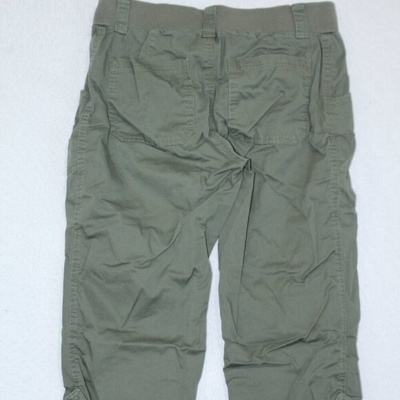 Lee Riders Green Women Pants Midrise Capri Skimmer Casual Size 8M - Picture 2 of 11